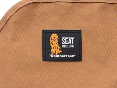 Weathertech Second Row Seat Protector; Tan (01-06 Sierra 3500 HD Crew Cab)