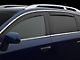 Weathertech Side Window Deflectors; Front and Rear; Dark Smoke (20-24 Sierra 3500 HD Crew Cab)