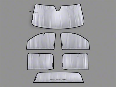 Weathertech TechShade Full Vehicle Kit (15-19 Sierra 3500 HD Crew Cab w/o Windshield Mounted Sensor)