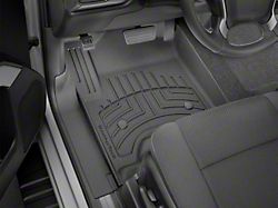 Weathertech Front Floor Liner HP; Black (14-18 Silverado 1500 w/o Floor Shifter)