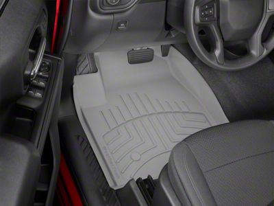 Weathertech Front Floor Liner HP; Gray (19-25 Silverado 1500)