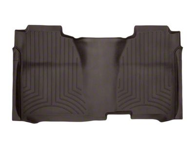 Weathertech Rear Floor Liner HP; Cocoa (14-18 Silverado 1500 Crew Cab)