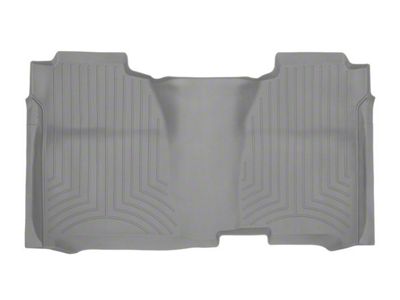 Weathertech Rear Floor Liner HP; Gray (14-18 Silverado 1500 Crew Cab)
