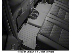 Weathertech Rear Floor Liner HP; Gray (14-18 Silverado 1500 Double Cab)
