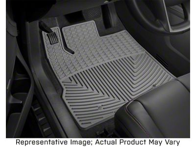 Weathertech All-Weather Front Rubber Floor Mats; Gray (19-25 Silverado 1500)