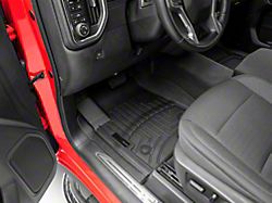 Weathertech DigitalFit Front Floor Liners; Black (19-24 Silverado 1500 Double Cab, Crew Cab)