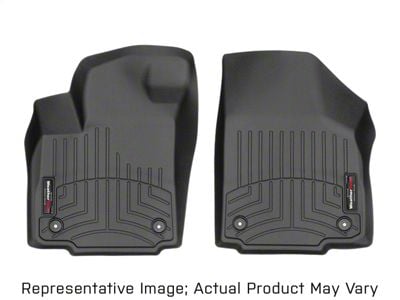 Weathertech DigitalFit Front Over the Hump Floor Liner; Black (19-25 Silverado 1500)