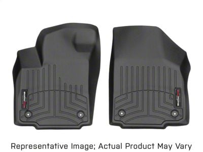 Weathertech DigitalFit Front Over the Hump Floor Liner; Black (19-24 Silverado 1500)