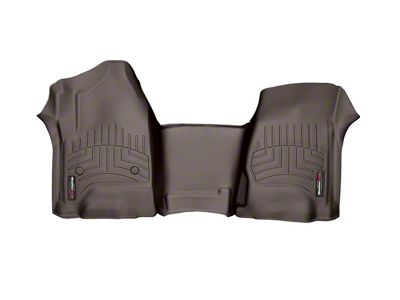 Weathertech DigitalFit Front Over the Hump Floor Liner; Cocoa (19-25 Silverado 1500)
