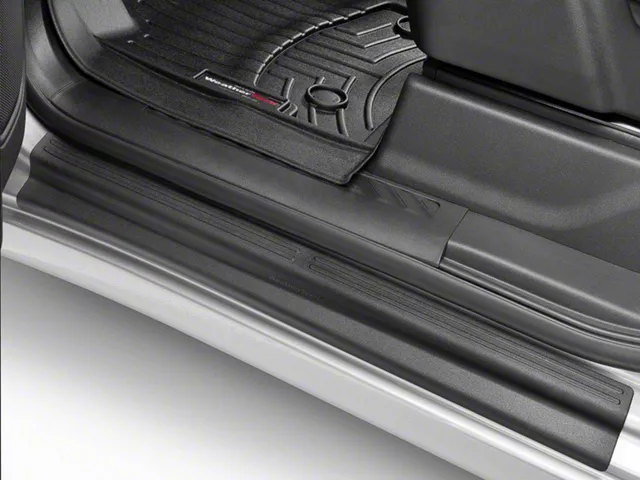Weathertech Doors Weathertech Silverado 1500 Door SillProtector; Black ST086K1 (19-26 ...