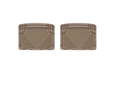 Weathertech All-Weather Rear Rubber Floor Mats; Tan (01-06 Silverado 1500)