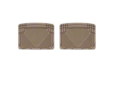 Weathertech All-Weather Rear Rubber Floor Mats; Tan (01-06 Silverado 1500)