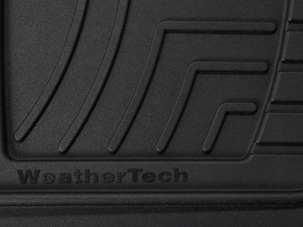 Weathertech Silverado 1500 Front and Rear Floor Liner HP; Black