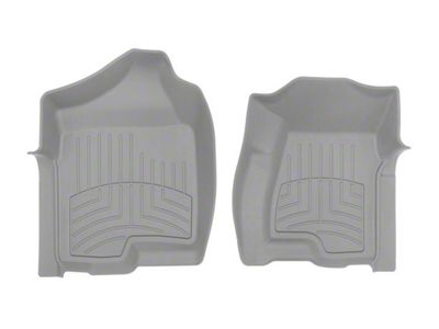 Weathertech Front Floor Liner HP; Gray (99-06 Silverado 1500 Extended Cab, Crew Cab)