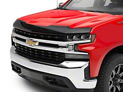 Weathertech Low Profile Hood Protector; Dark Smoke (19-24 Silverado 1500, Excluding 22-24 Trail Boss & ZR2)