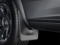 Weathertech No-Drill Mud Flaps; Front; Black (19-26 Silverado 1500, Excluding ZR2)