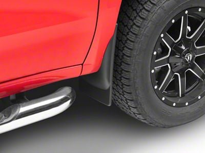 Weathertech No-Drill Mud Flaps; Front and Rear; Black (19-24 Silverado 1500)