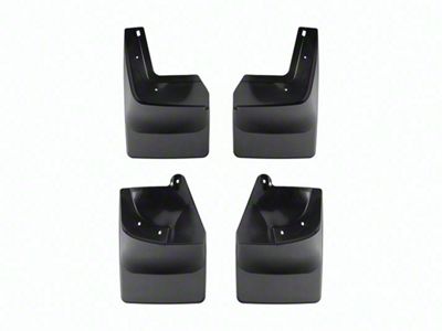 Weathertech No-Drill Mud Flaps; Front and Rear; Black (22-25 Silverado 1500 ZR2)
