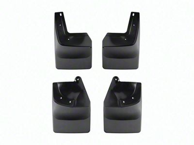 Weathertech No-Drill Mud Flaps; Front and Rear; Black (22-24 Silverado 1500 ZR2)