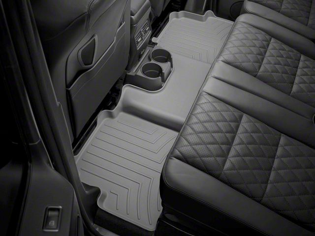 Weathertech Rear Floor Liner HP; Gray (99-06 Silverado 1500 Extended Cab w/o Rear Under Seat Storage)