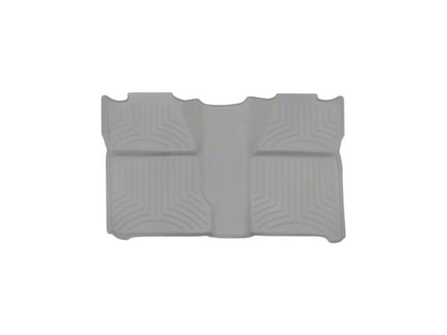 Weathertech Rear Floor Liner HP; Gray (07-13 Silverado 1500 Crew Cab w/o Rear Underseat Storage)