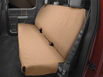 Weathertech Second Row Seat Protector; Tan (99-25 Silverado 1500 Extended/Double Cab)