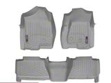 Weathertech DigitalFit Rear Floor Liner; Gray (01-06 Silverado 2500 HD Crew Cab)