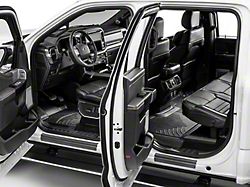 Weathertech Door SillProtector; Black (20-25 Silverado 2500 HD Crew Cab)