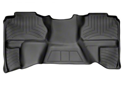 Weathertech DigitalFit Rear Floor Liner; Black (07-13 Silverado 2500 HD Extended Cab)