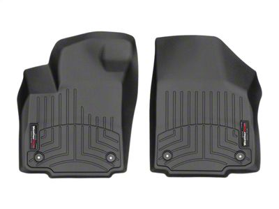 Weathertech DigitalFit Front Floor Liners; Black (20-24 Silverado 2500 HD Double Cab, Crew Cab)