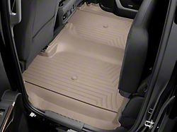 Weathertech DigitalFit Rear Floor Liner; Tan (20-26 Silverado 2500 HD Crew Cab w/ Front Bench Seat)