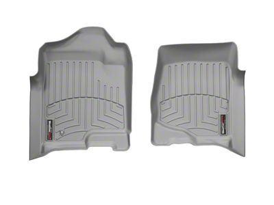 Weathertech DigitalFit Front Floor Liners; Gray (07-14 Silverado 2500 HD)