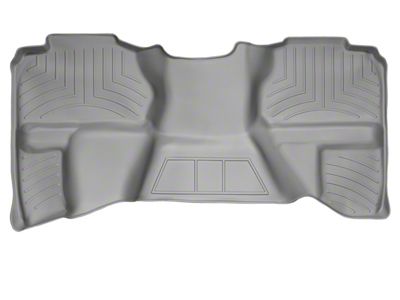 Weathertech DigitalFit Rear Floor Liner; Gray (07-13 Silverado 2500 HD Extended Cab)