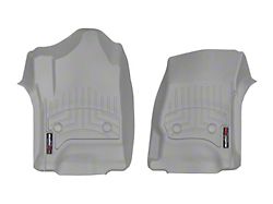 Weathertech DigitalFit Front Floor Liners; Gray (15-19 Silverado 2500 HD Double Cab, Crew Cab)