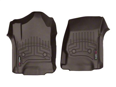 Weathertech DigitalFit Front Floor Liners; Cocoa (15-19 Silverado 2500 HD Double Cab, Crew Cab)