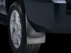 Weathertech No-Drill Mud Flaps; Front; Black (20-25 Silverado 2500 HD)