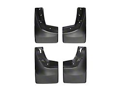 Weathertech No-Drill Mud Flaps; Front and Rear; Black (15-19 Silverado 2500 HD)