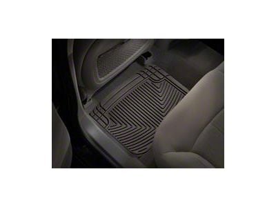 Weathertech All-Weather Rear Rubber Floor Mats; Cocoa (01-06 Silverado 3500 HD Extended Cab, Crew Cab)