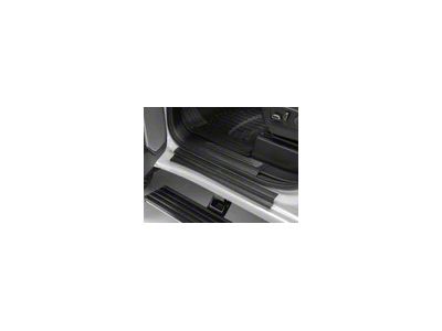 Weathertech Door SillProtector; Black (20-26 Silverado 3500 HD Regular Cab)