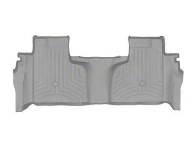 Weathertech DigitalFit Rear Floor Liner; Gray (20-25 Silverado 3500 HD Double Cab w/ Front Bench Seat & Rear Underseat Storage)