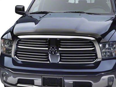 Weathertech Low Profile Hood Protector; Dark Smoke (20-25 Silverado 3500 HD)