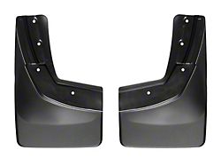 Weathertech No-Drill Mud Flaps; Front; Black (15-19 Silverado 3500 HD)