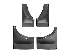Weathertech No-Drill Mud Flaps; Front and Rear; Black (07-14 Silverado 3500 HD DRW)