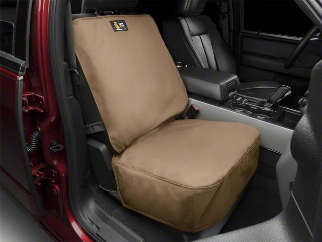 Weathertech Universal Front Bucket Seat Protector; Cocoa (15-19 Silverado 3500 HD)