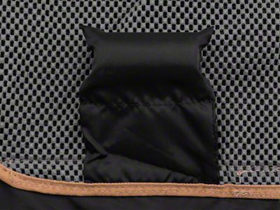 Weathertech Second Row Seat Protector; Tan (01-06 Silverado 3500 HD Crew Cab)