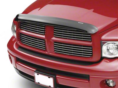 Weathertech Stone and Bug Deflector; Dark Smoke (02-08 RAM 1500)