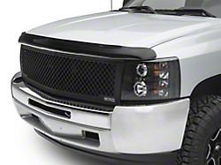 Weathertech Stone and Bug Deflector; Dark Smoke (07-13 Silverado 1500, Excluding Hybrid)