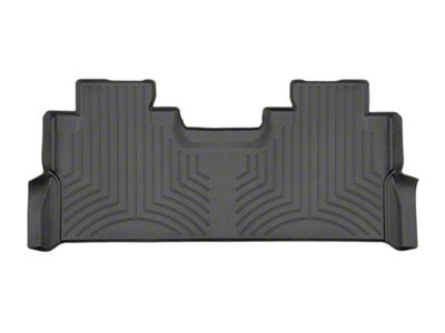 Weathertech Rear Floor Liner HP; Black (17-22 F-250 Super Duty SuperCrew w/ Front Bucket Seats & Rear Underseat Storage)