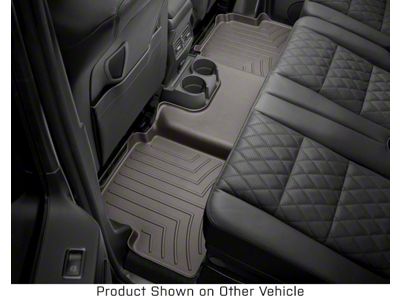 Weathertech Rear Floor Liner HP; Cocoa (17-22 F-250 Super Duty SuperCrew w/ Front Bucket Seats & Rear Underseat Storage)