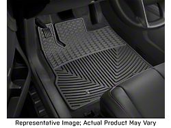 Weathertech All-Weather Front Rubber Floor Mats; Black (17-22 F-250 Super Duty SuperCab, SuperCrew)